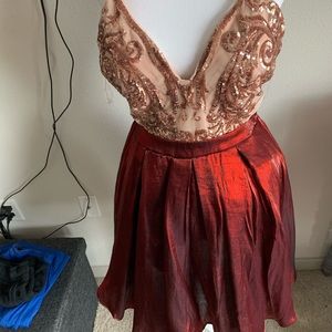 LUXE dress fashion nova size large tags on